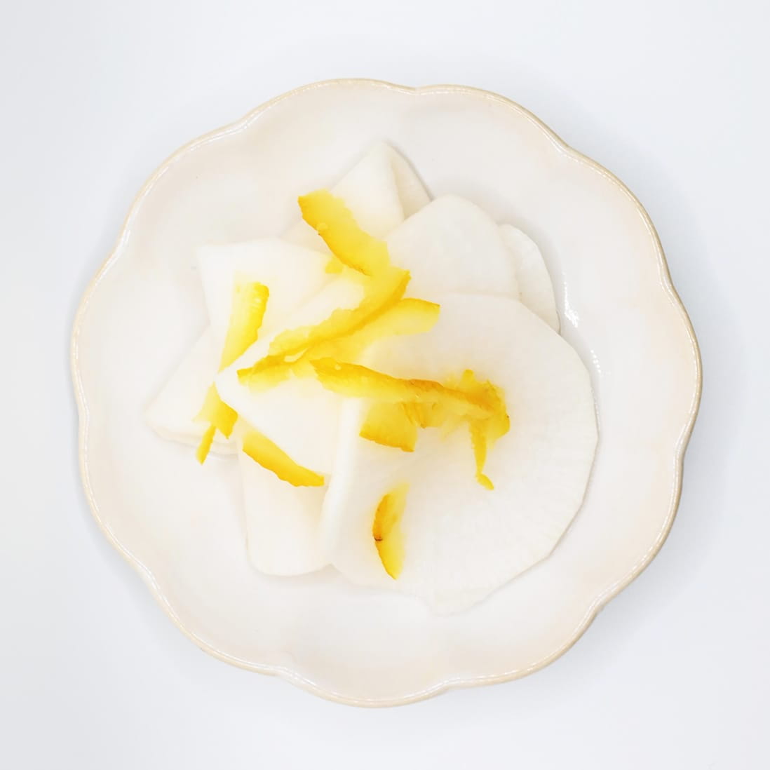 うす切ゆず大根